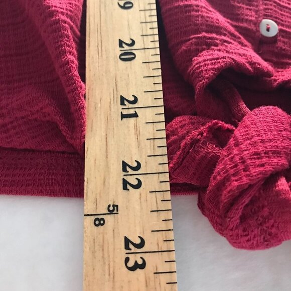 NWT - Lucky Brand Sleeveless Button Down Tie-Front - Picture 6 of 6